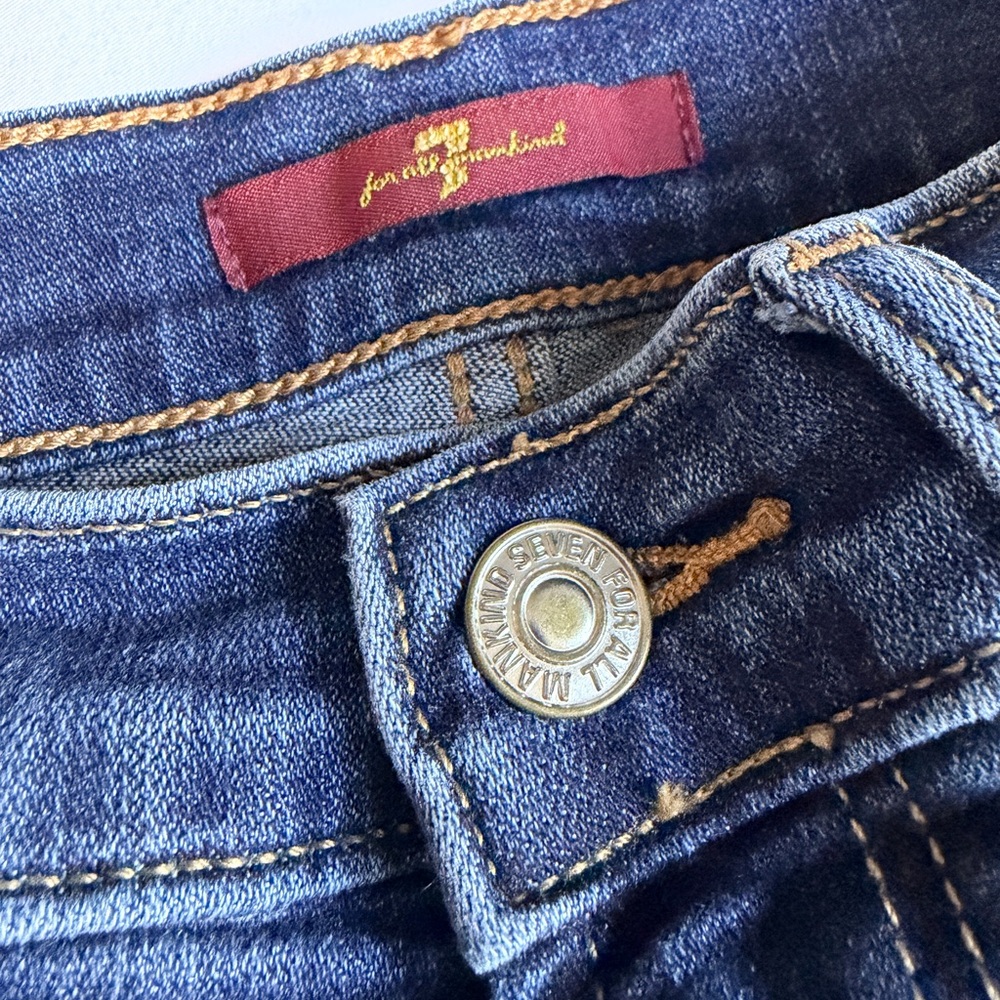 7 For All Mankind Dark Blue Women's Jeans